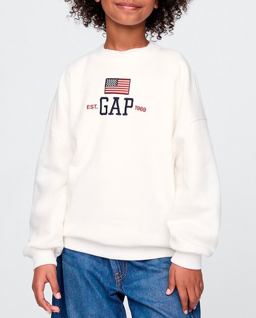 Imagen 0 de Sudadera holgada de cuello redondo
