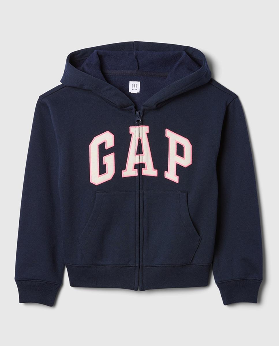 Imagen 0 de Sudadera de niña cerrada con capucha