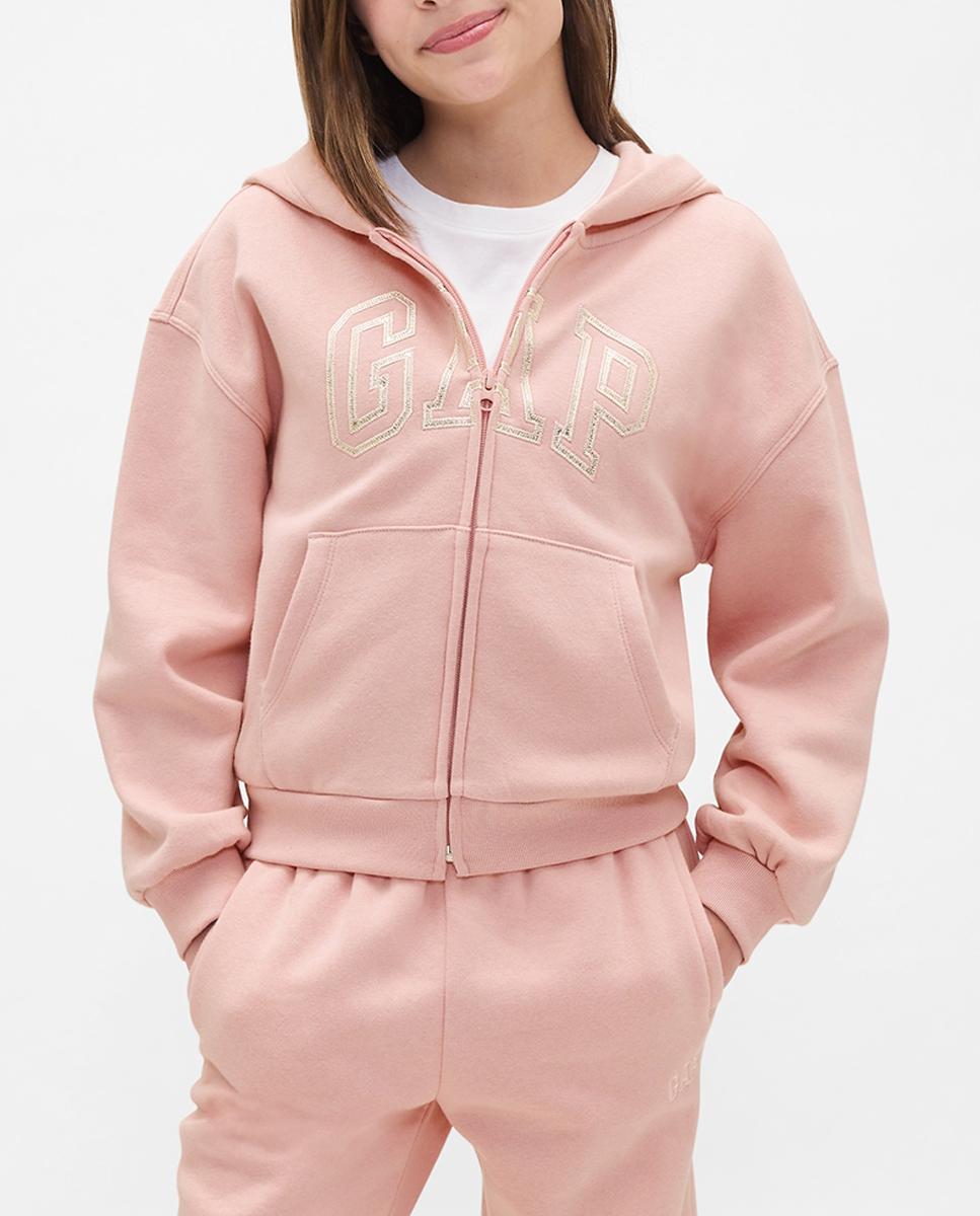 Imagen 0 de Sudadera de niña con capucha y logo
