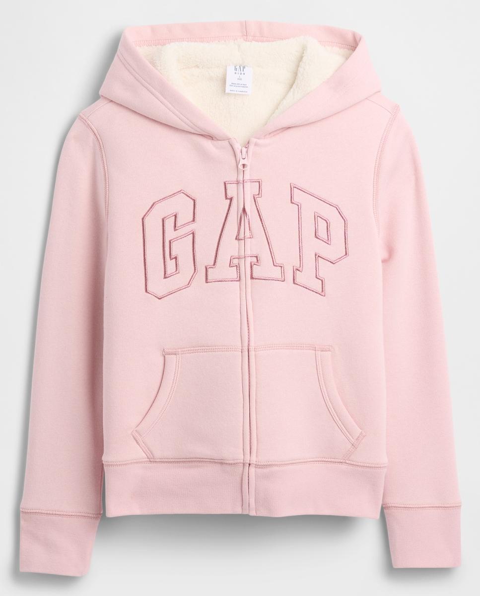 Imagen 0 de Sudadera de niña con capucha y logo de Gap