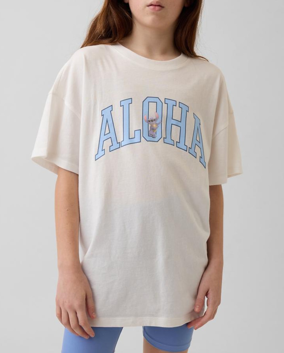 Imagen 0 de Camiseta oversize estampado Disney de niña