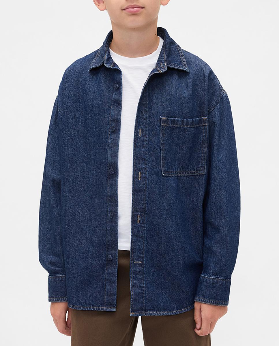 Imagen 0 de Camisa vaquera de niño oversized