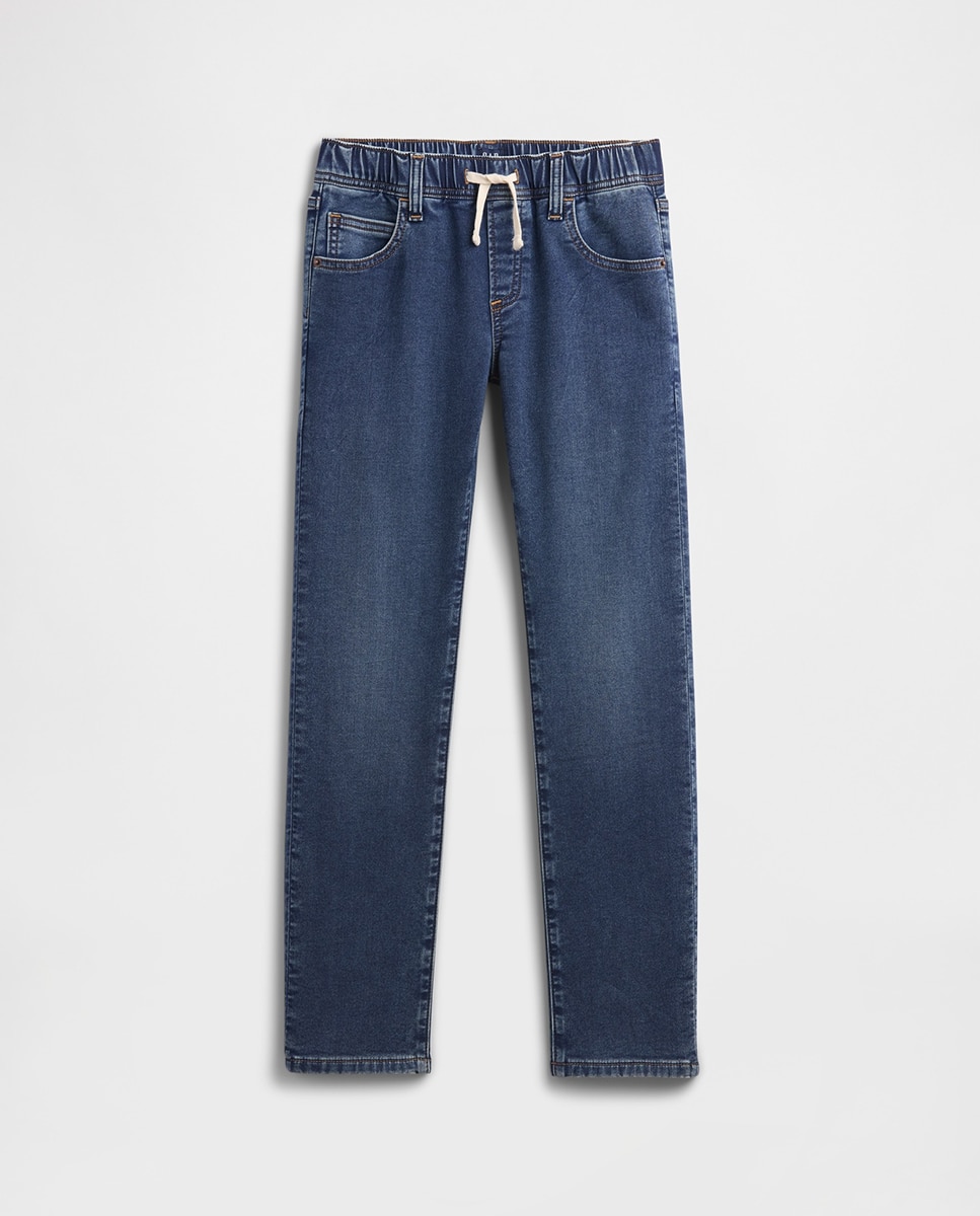 Imagen 0 de Pantalones de niños vaqueros ajustados lavados