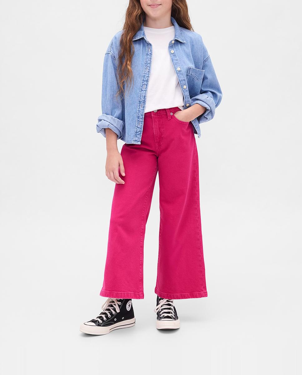 Imagen 0 de Pantalón vaquero de niña de pata ancha
