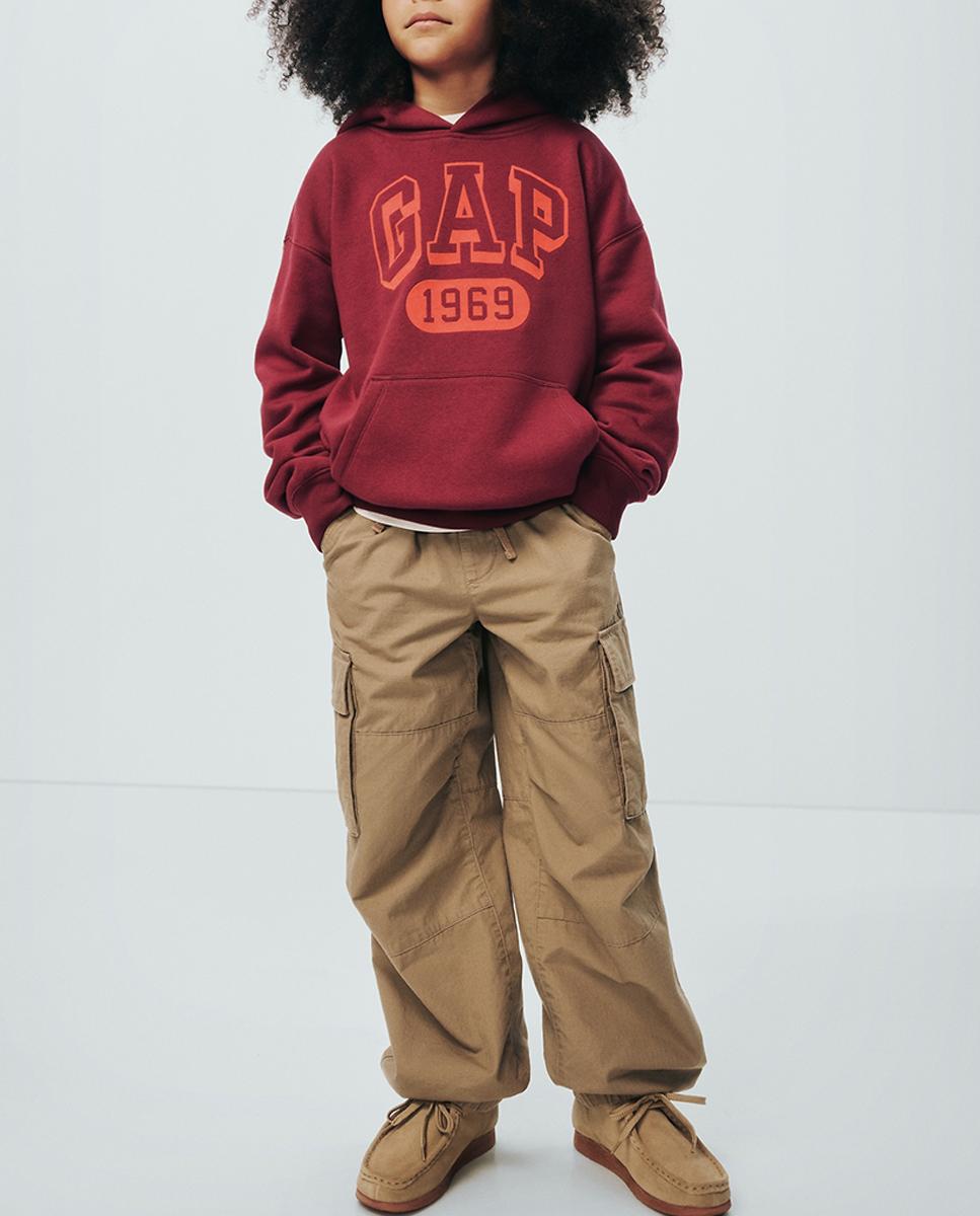 Imagen 0 de Pantalones cargo de niño liso