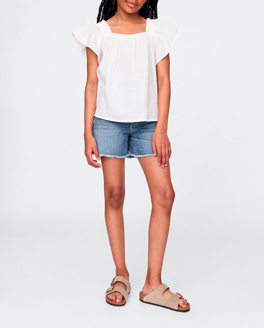 Imagen 0 de Shorts vaqueros midi de niña