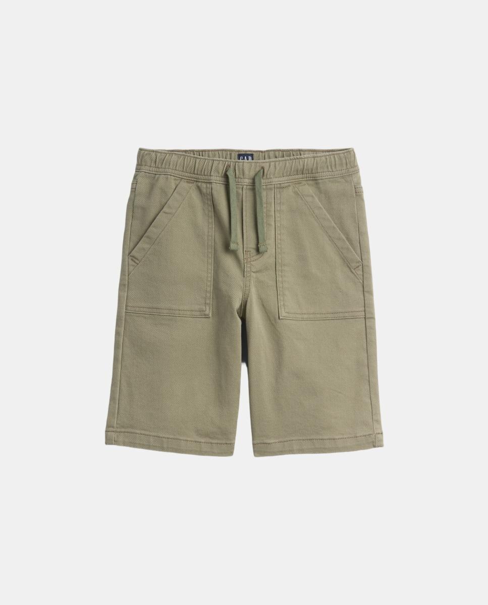 Imagen 0 de Pantalón corto de niño holgado vaquero con cintura elástica y bolsillos
