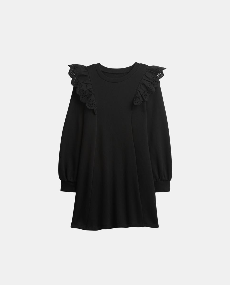 Imagen 0 de Vestido liso manga larga de niña