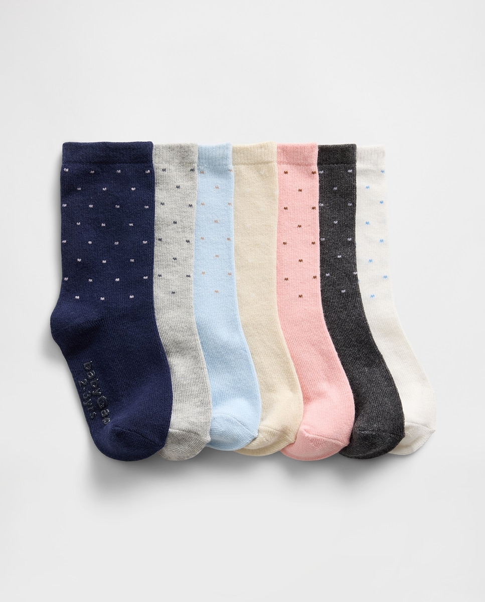 Imagen 0 de Pack de 7 calcetines de niña de fantasía