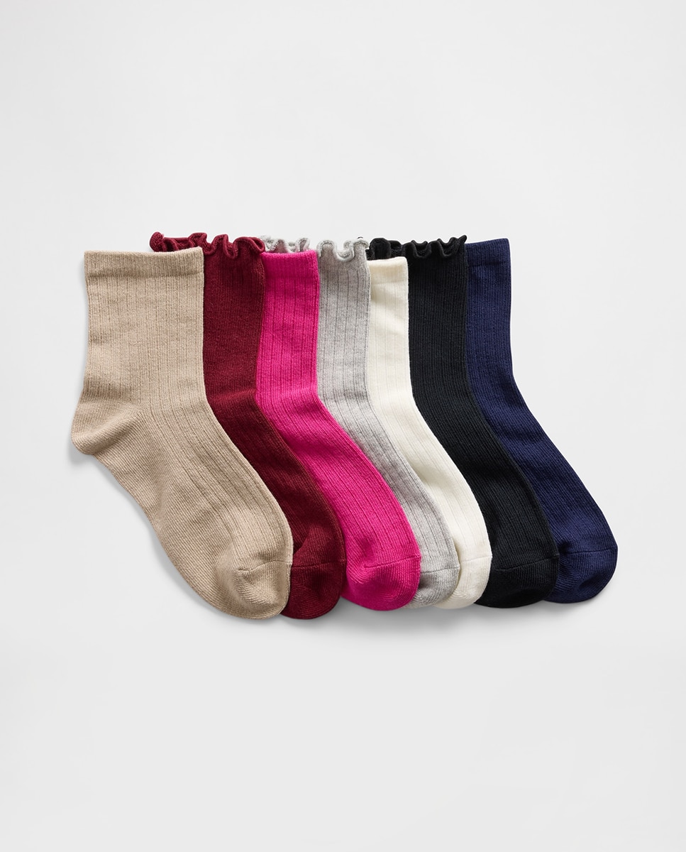 Imagen 0 de Pack de 7 calcetines de niña fantasía