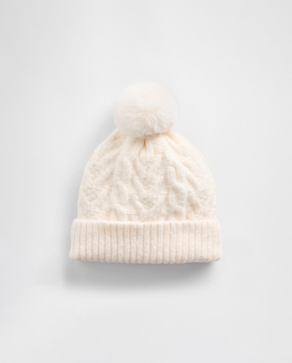 Imagen 0 de Gorro de niña de punto con borla