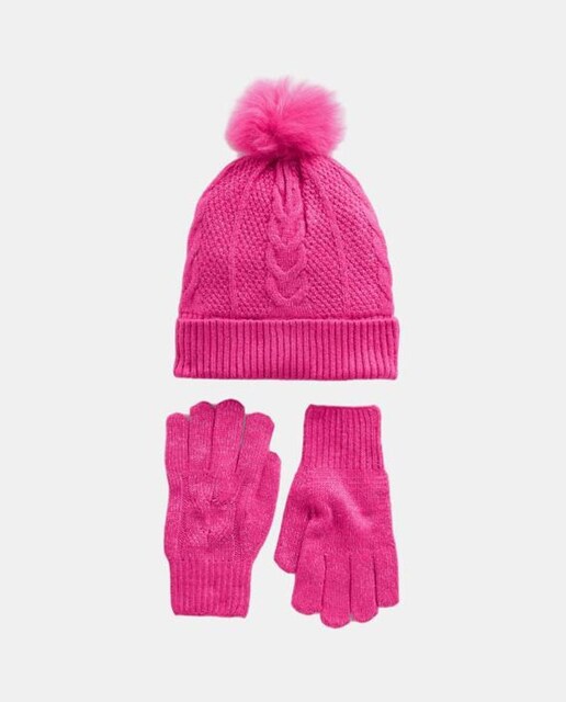 Imagen 0 de Set de gorro y guantes de niña