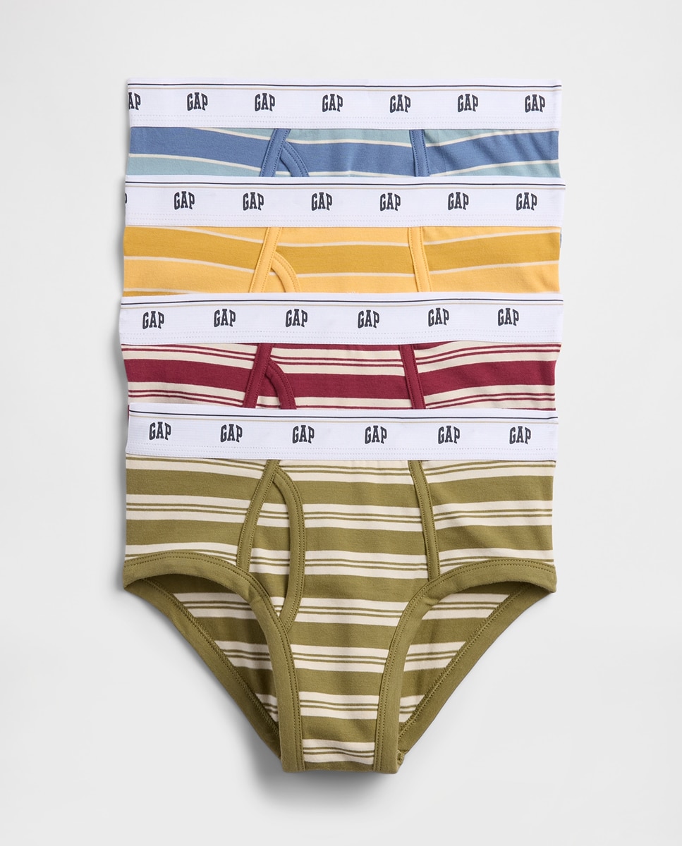 Imagen 0 de Pack de 4 calzoncillos de niño estampado rayas