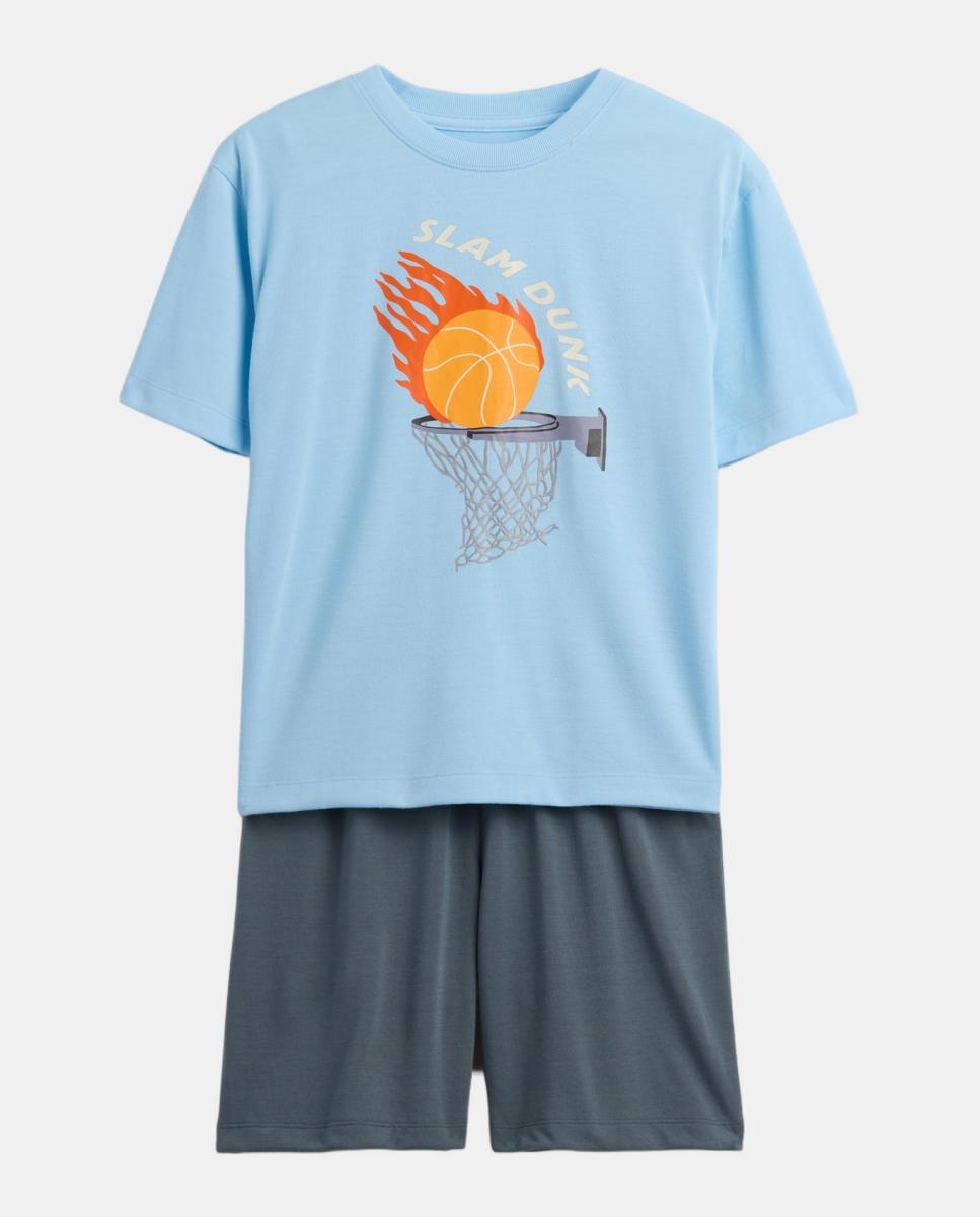 Imagen 0 de Pijama completo corto con estampado fantasía de niño