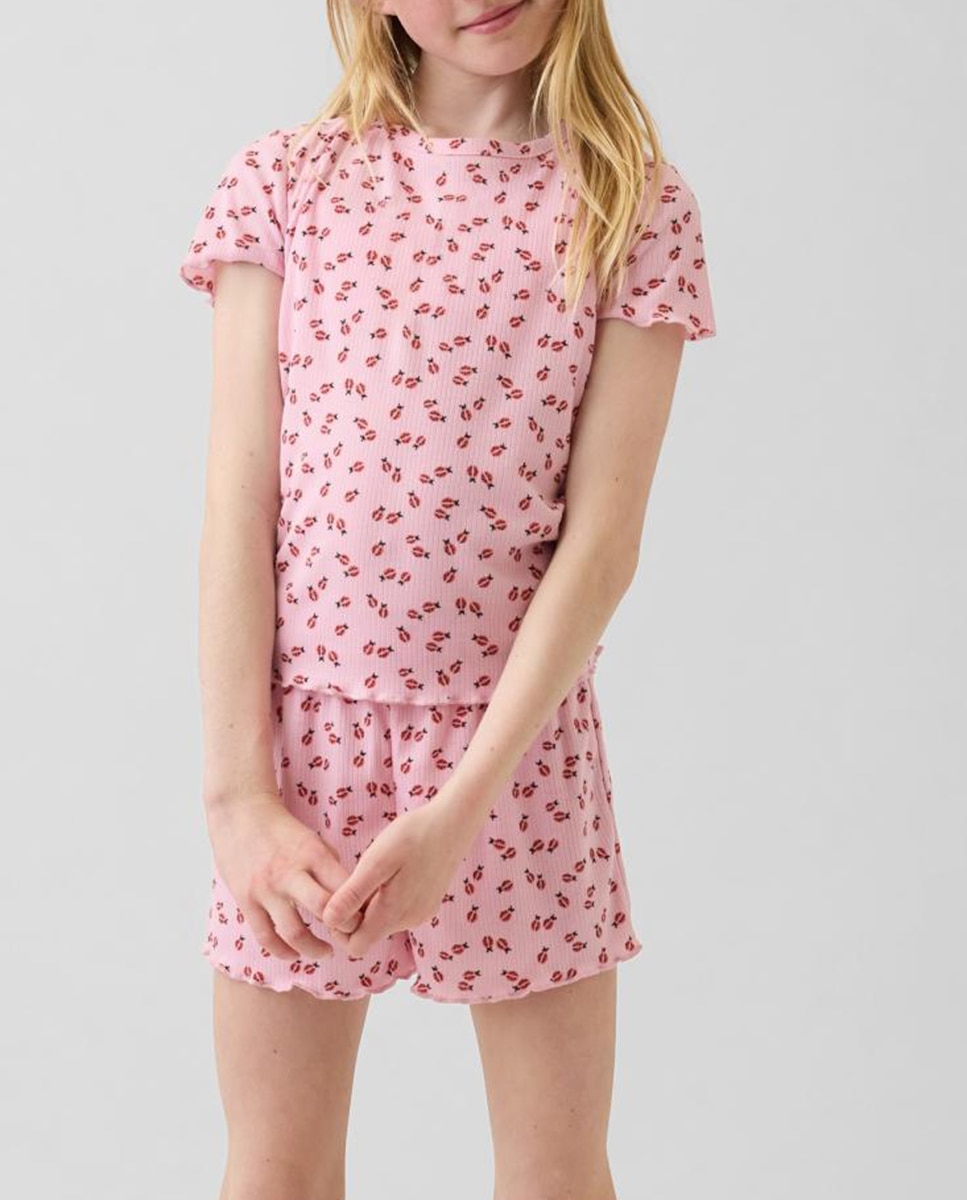 Imagen 0 de Pijama completo de punto corto de niña