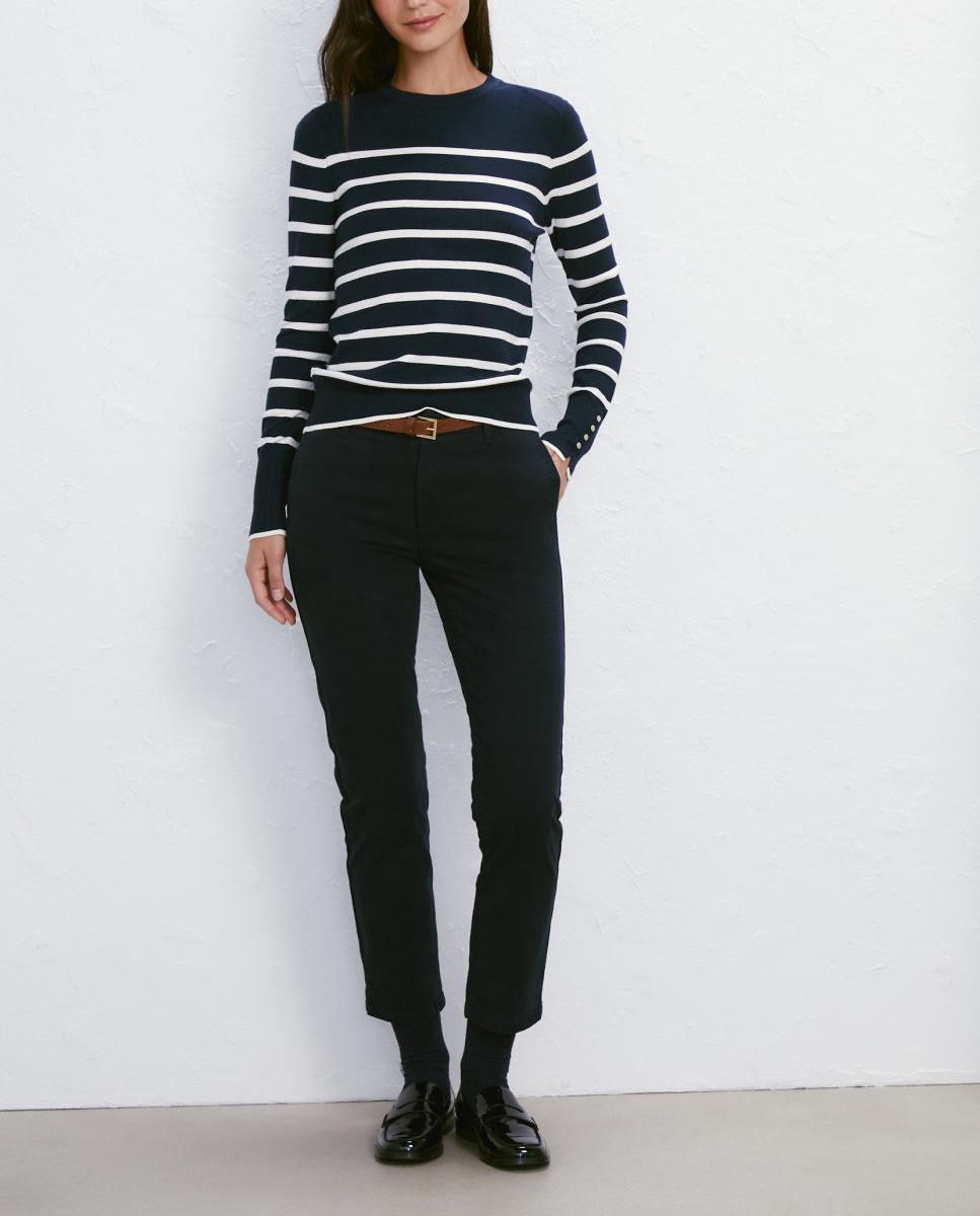 Imagen 0 de Pantalón de mujer chino slim con cinturón