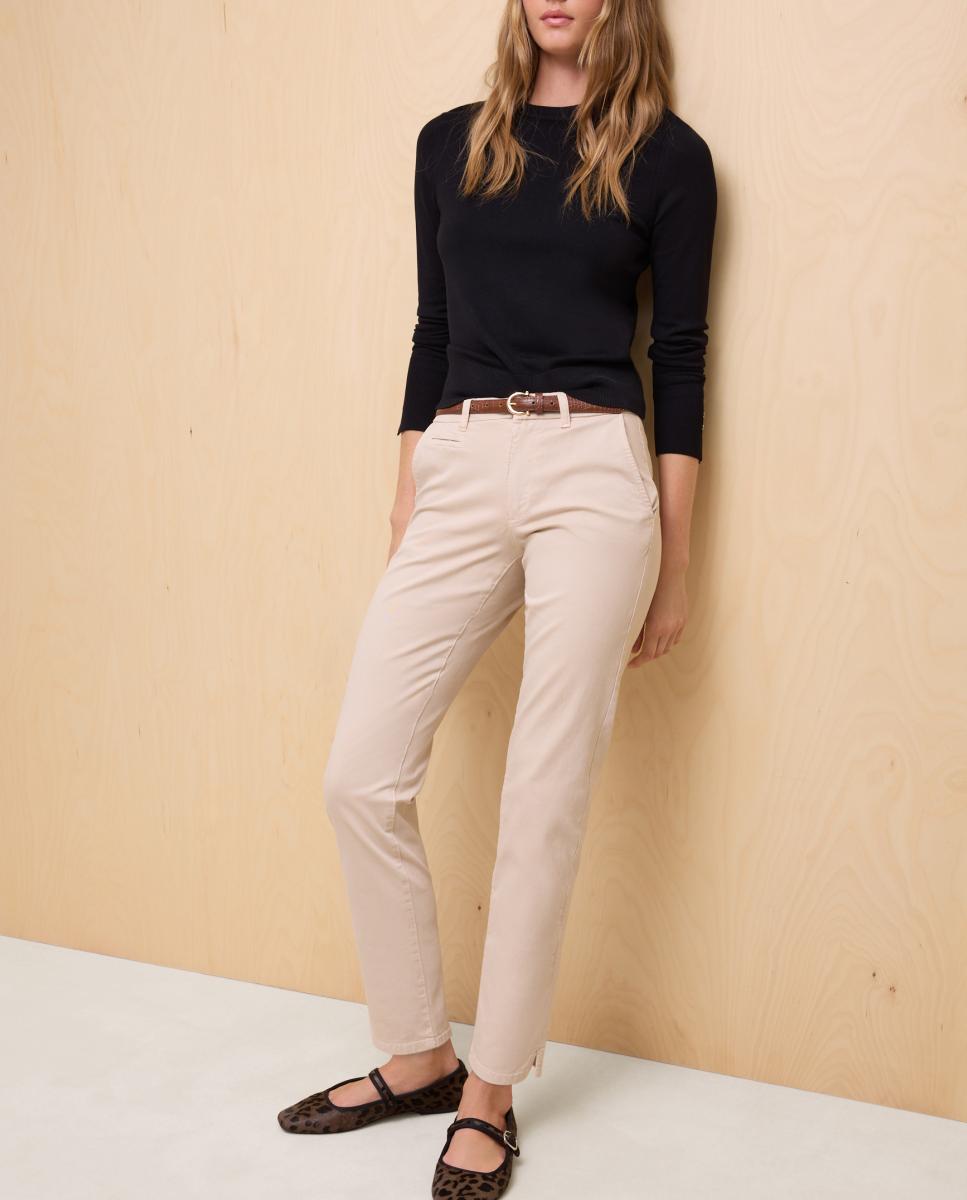 Imagen 0 de Pantalón de mujer chino con cinturón