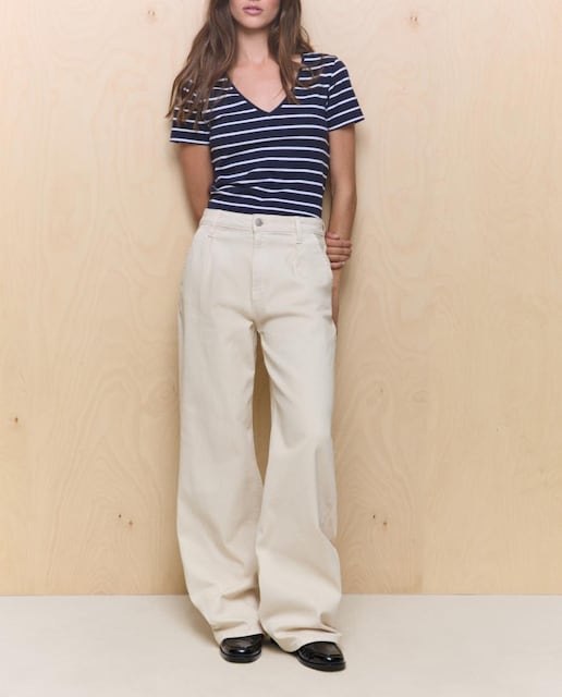 Imagen 0 de Pantalón de mujer wideleg con pinzas