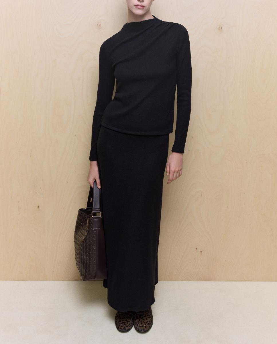 Imagen 0 de Falda midi cut