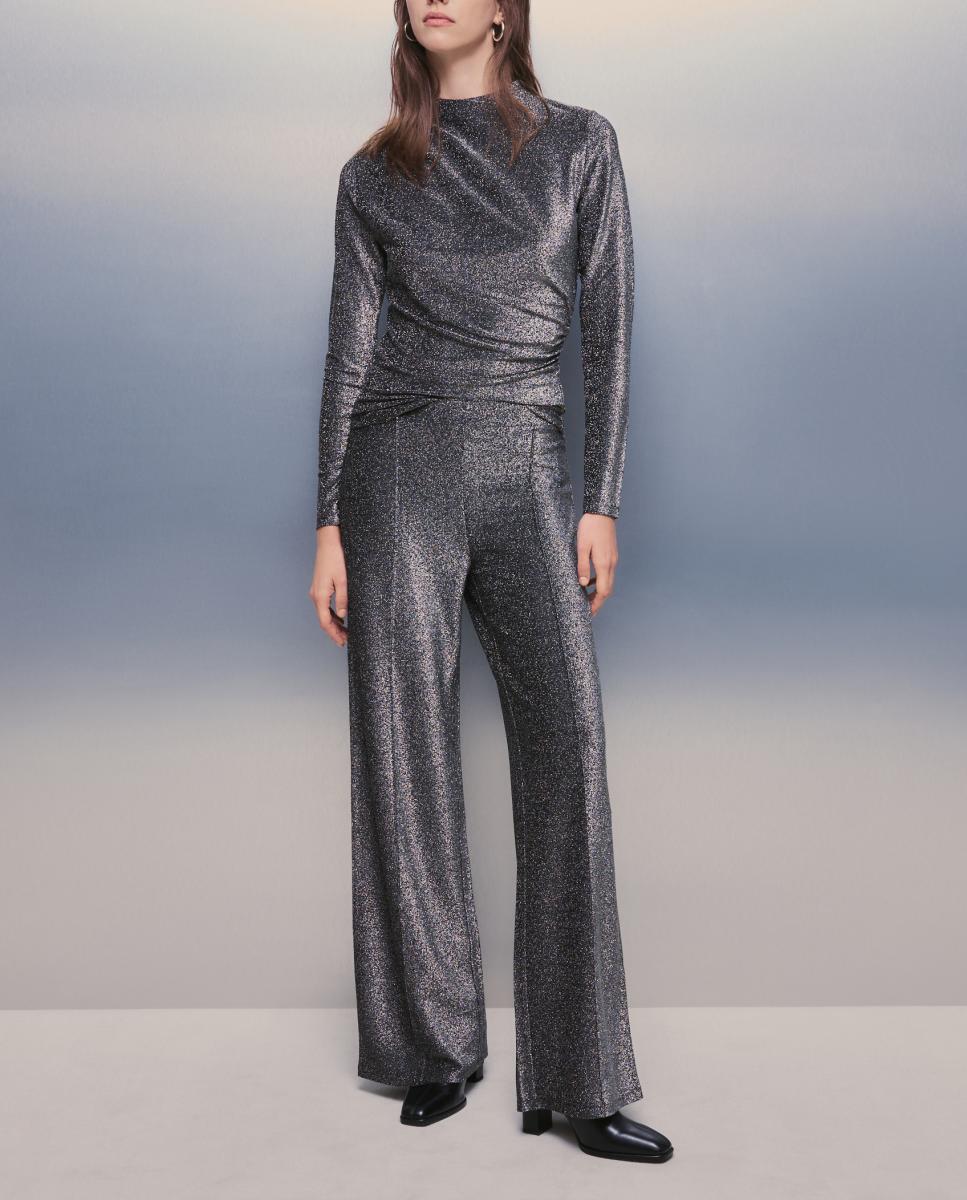Imagen 0 de Pantalon brillos liso de mujer