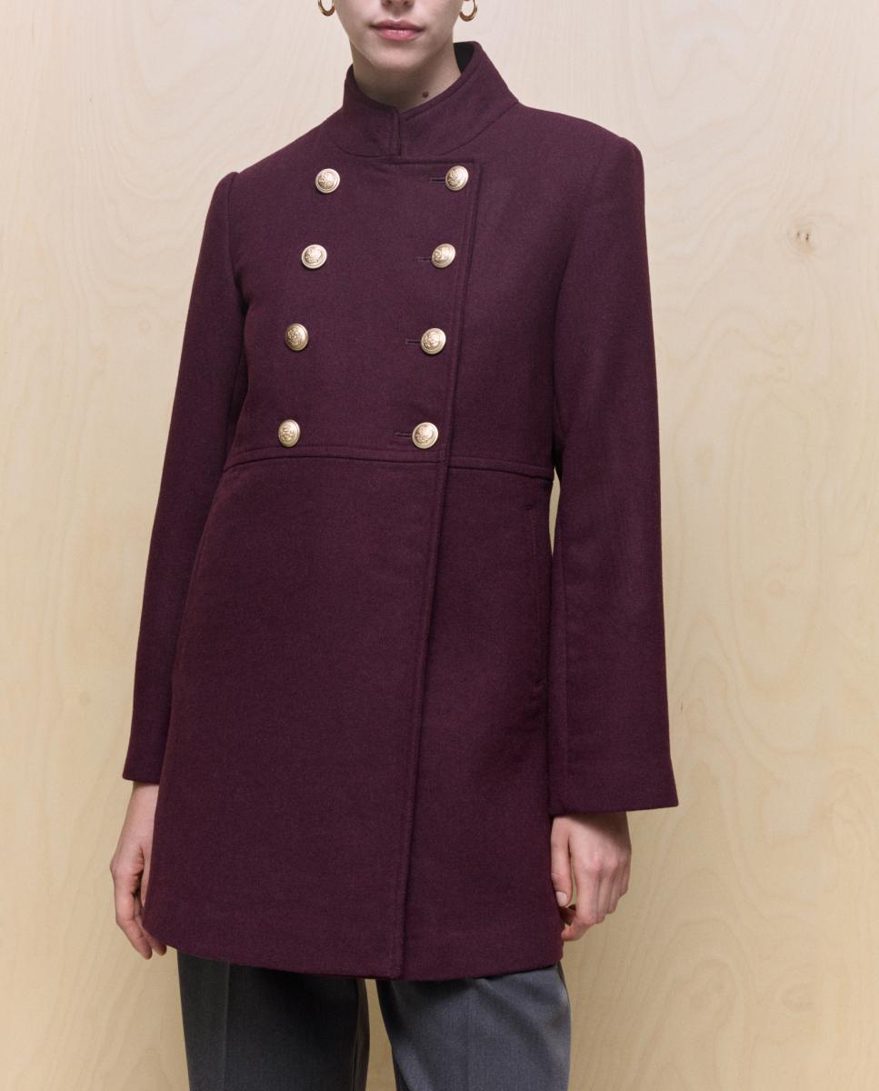 Imagen 0 de Abrigo de mujer estilo militar