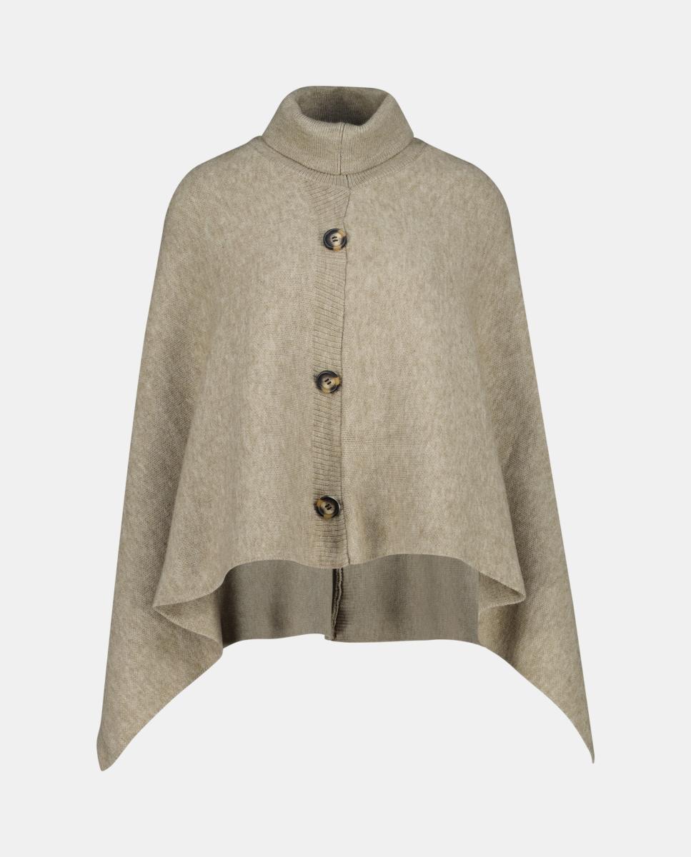 Imagen 0 de Poncho estampado de mujer