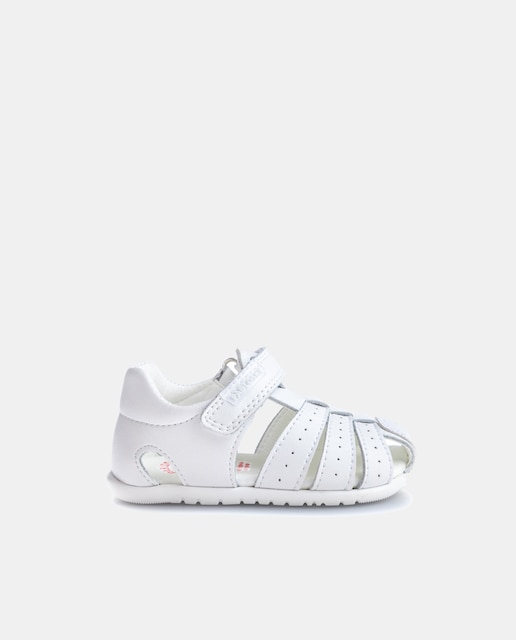 Imagen 0 de Sandalias cerradas de bebé niño en piel con cierre adherente