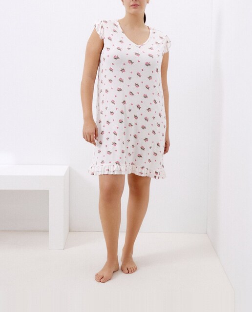 Imagen 0 de Camisón corto volante