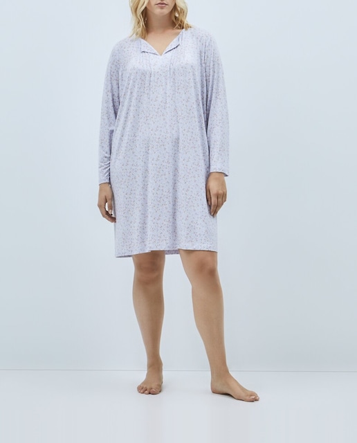 Imagen 0 de Camisón jaretas estampado miniflor