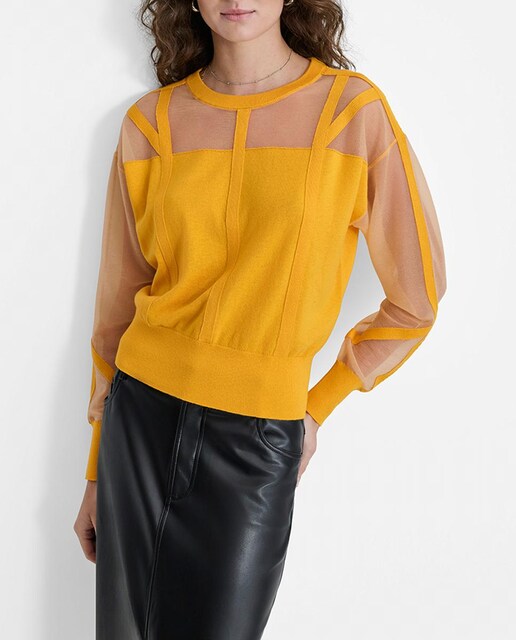 Imagen 0 de Jersey de mujer con cuello redondo y mangas largas