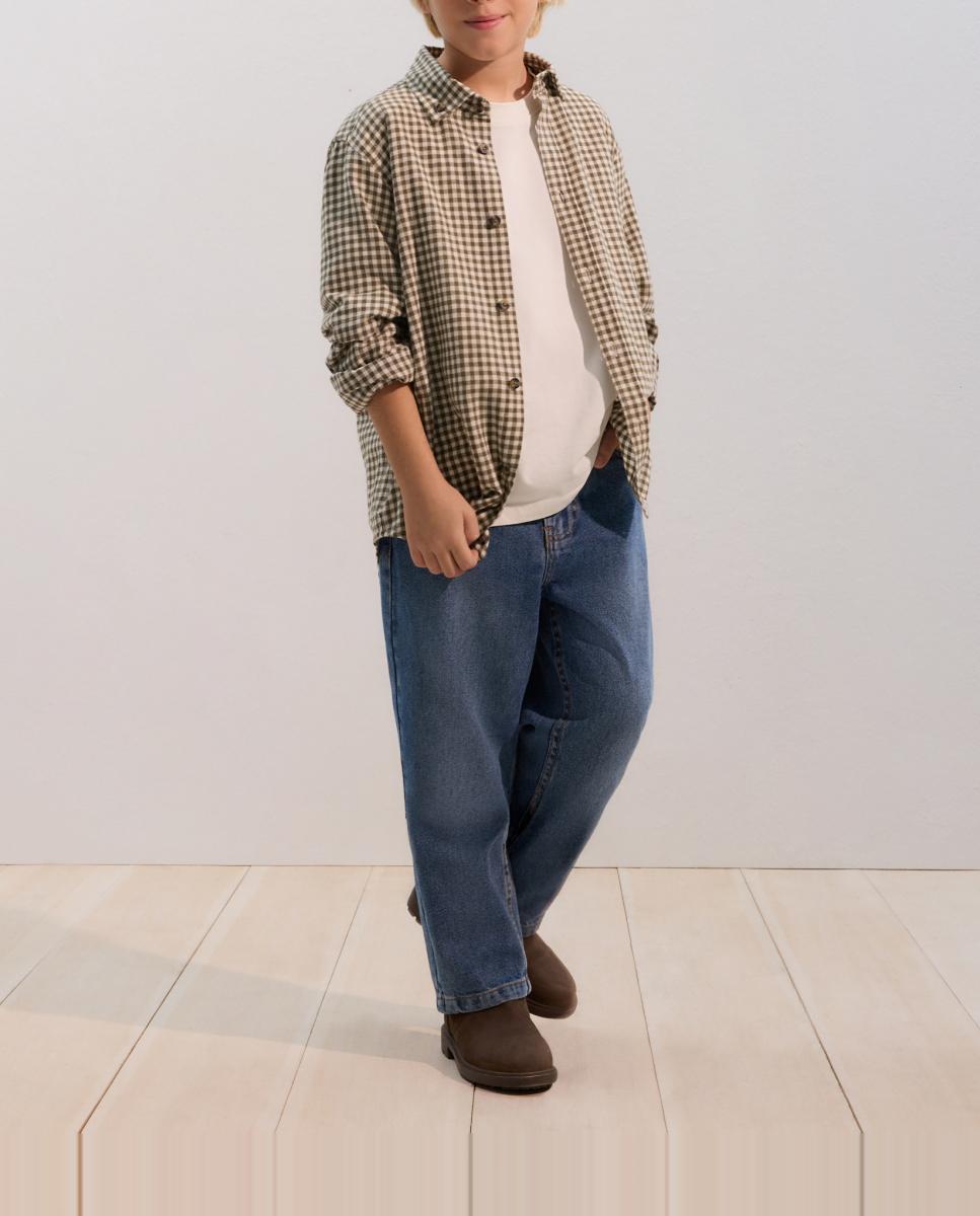 Imagen 0 de Pantalón denim relaxed fit de niño