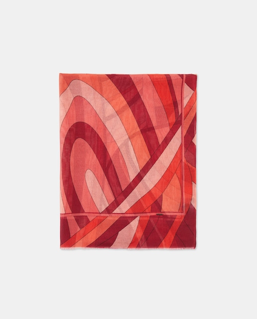 Imagen 0 de Fular de algodón seda con print retro