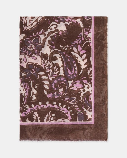 Imagen 0 de Echarpe con estampado paisley y lúrex