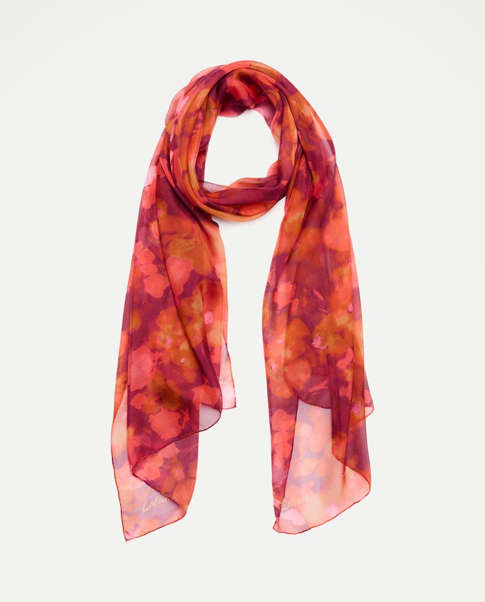 Imagen 0 de Chiffon 100% seda con estampado