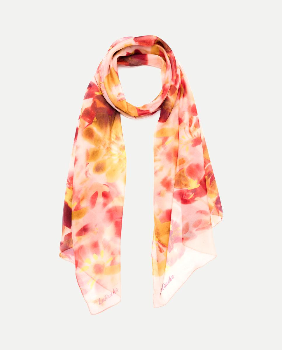 Imagen 0 de Chiffon 100% seda con estampado