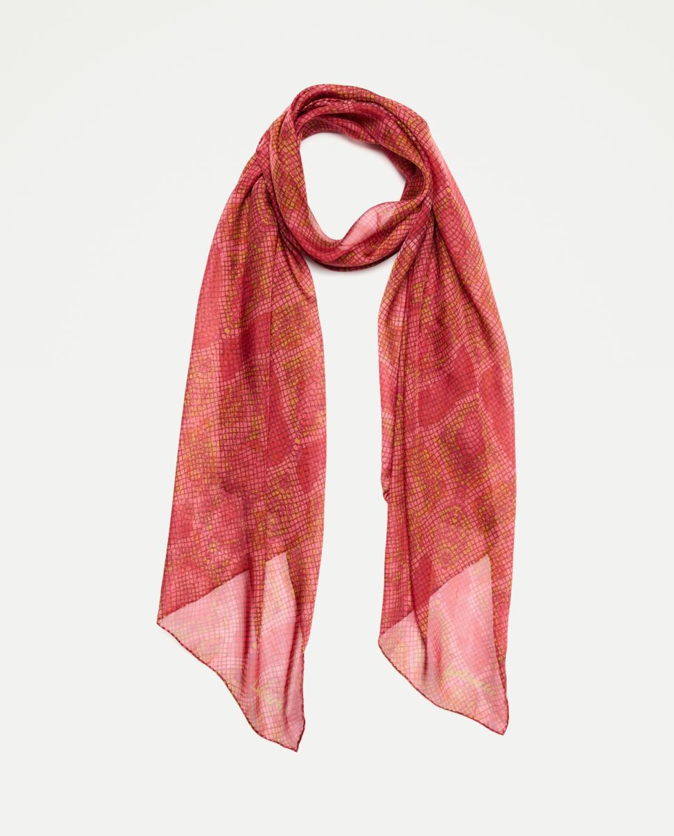 Imagen 0 de Chiffon 100% seda con estampado