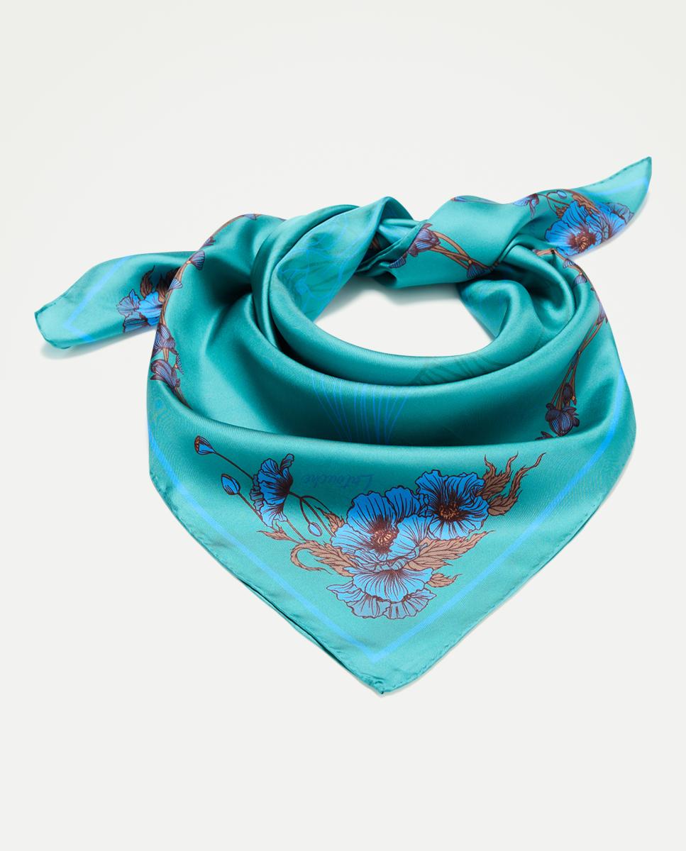 Imagen 0 de Pañuelo twill 100% seda con estampado
