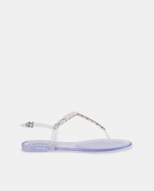 Imagen 0 de Sandalias de mujer con tira de piedras