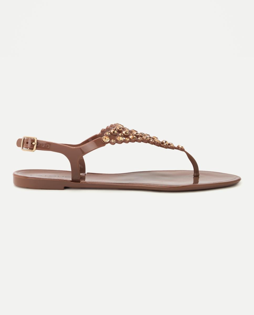 Imagen 0 de Sandalias de mujer con tira de piedras