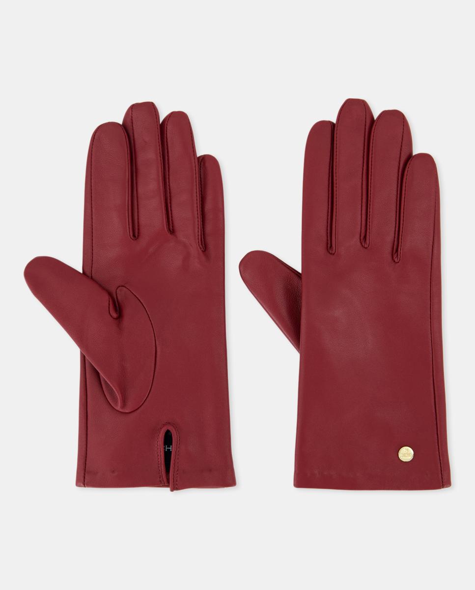 Imagen 0 de Guantes básicos de piel en color liso
