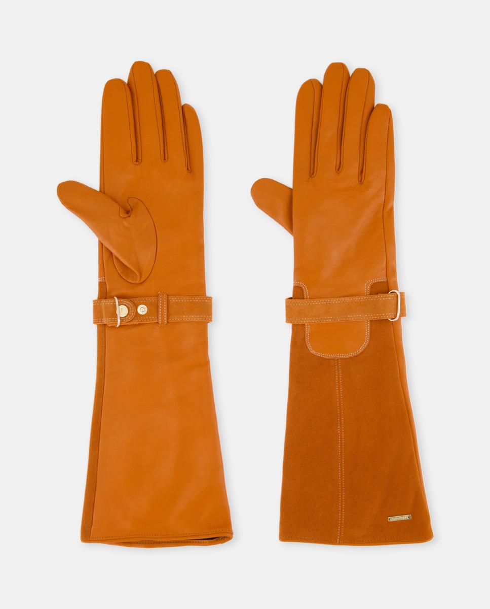 Imagen 0 de Guantes de suede con hebilla