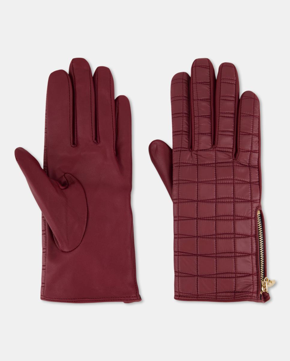 Imagen 0 de Guantes de nylon guateado con piel