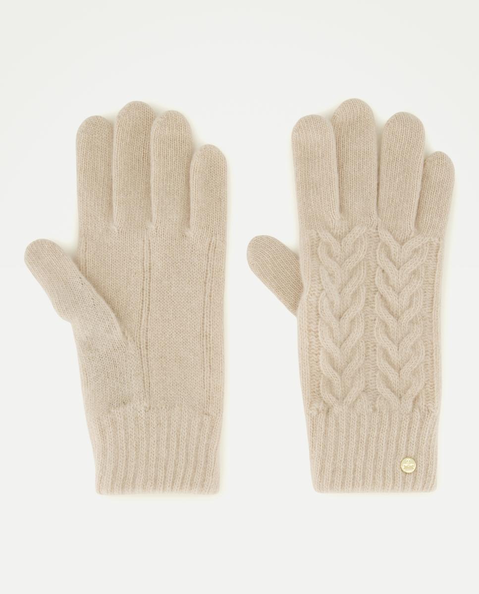 Imagen 0 de Guantes de lana y cashmere con ochos