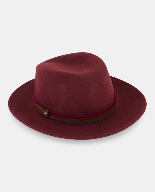 Imagen 0 de Sombrero con cinta de terciopelo
