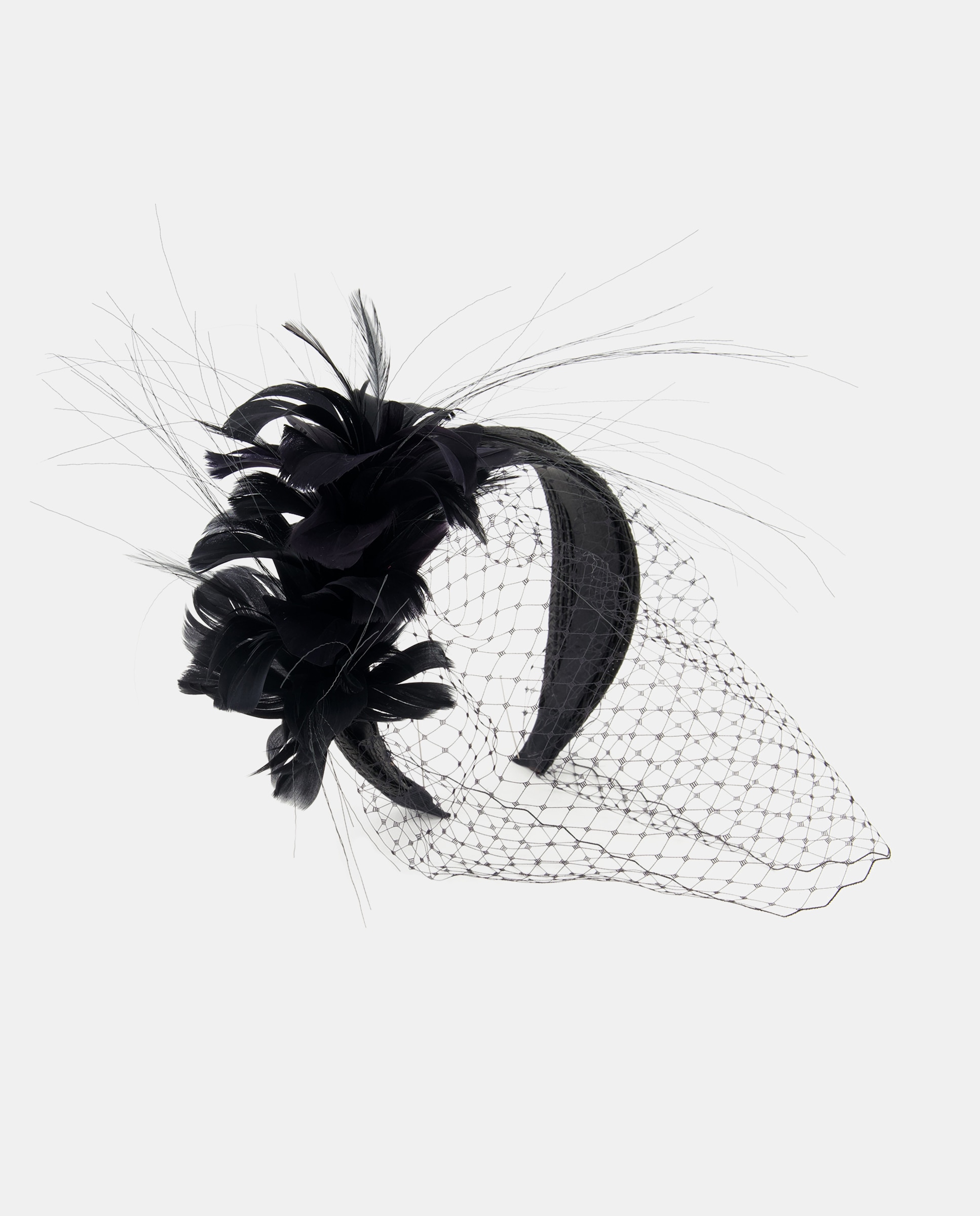 Imagen 0 de Tocado diadema con plumas