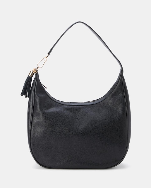 Imagen 0 de Bolso media luna con ponpon