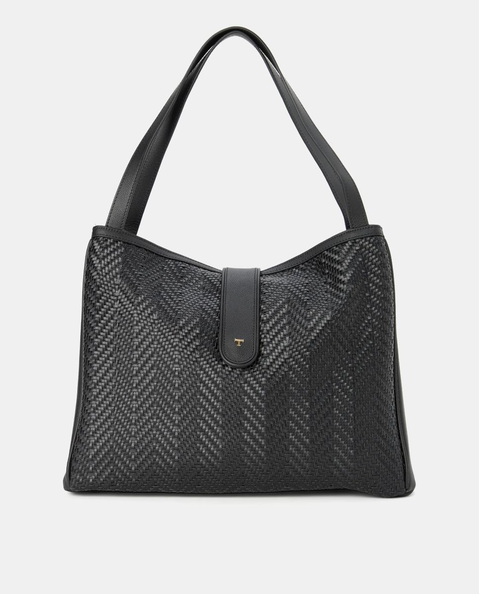 Imagen 0 de Bolso con solapa y pelo