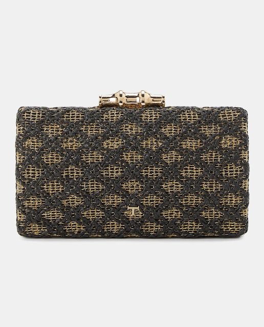 Imagen 0 de Clutch de fiesta con broche bambú