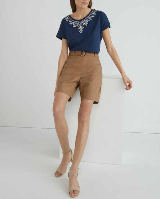 Imagen 0 de Pantalón corto de mujer liso