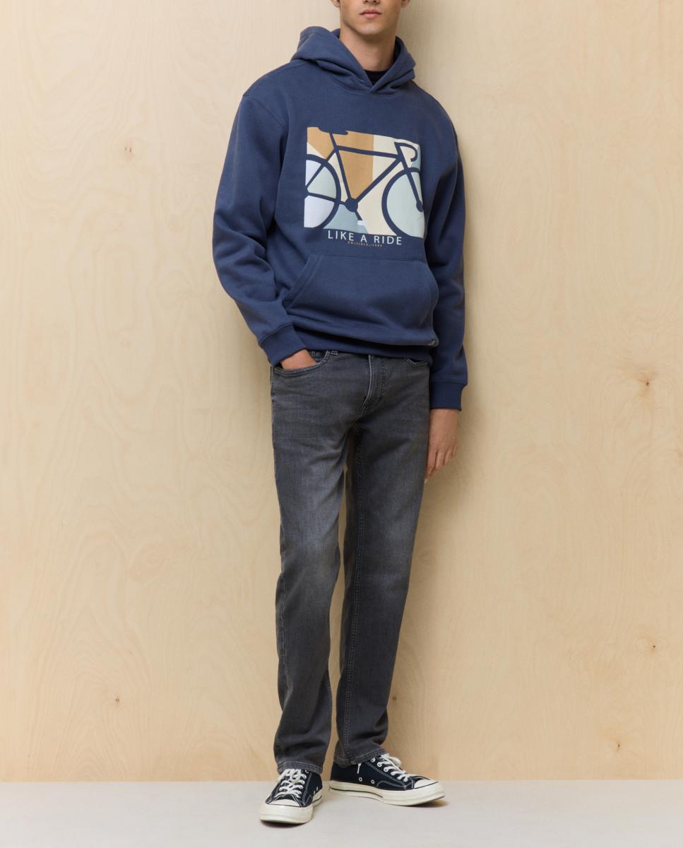 Imagen 0 de Vaquero knit denim slim de hombre